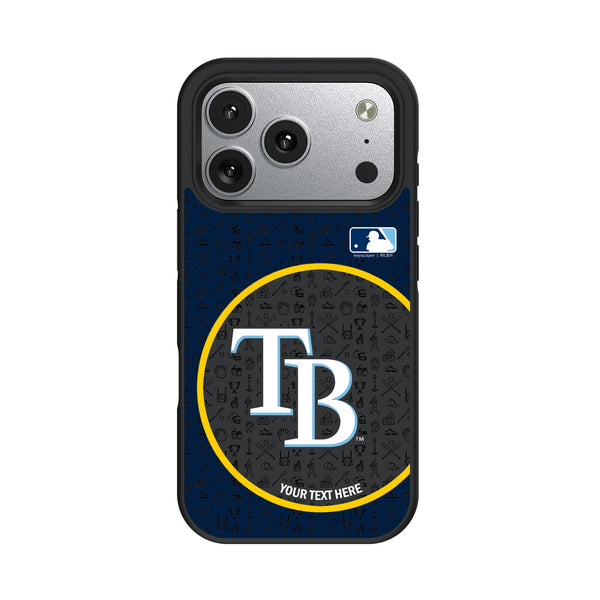 Tampa Bay Rays Personalized Circle iPhone Bump Phone Case for Apple iPhone