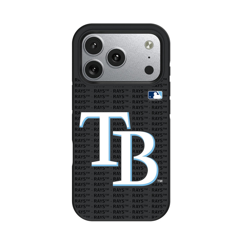 Tampa Bay Rays Text Backdrop iPhone Bump Phone Case for Apple iPhone