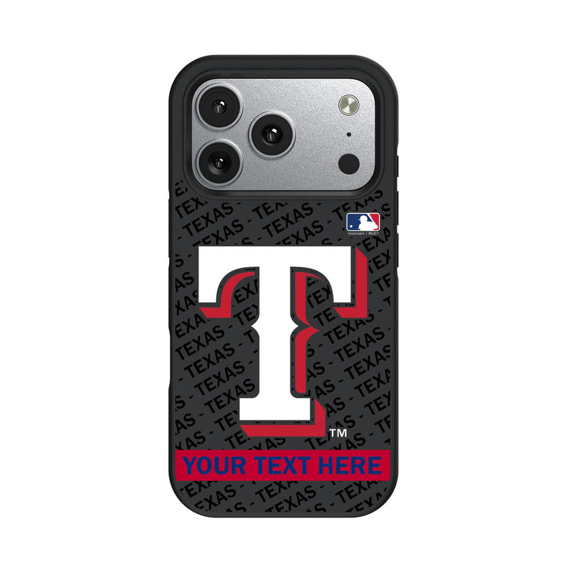 Texas Rangers Personalized Tilt iPhone Bump Phone Case for Apple iPhone