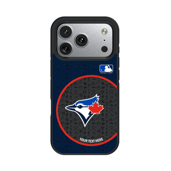 Toronto Blue Jays Personalized Circle iPhone Bump Phone Case for Apple iPhone