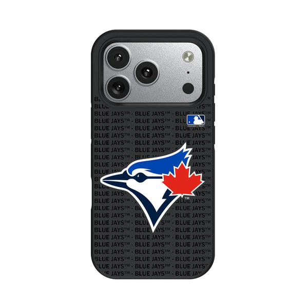 Toronto Blue Jays Text Backdrop iPhone Bump Phone Case for Apple iPhone