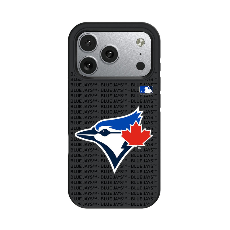 Toronto Blue Jays Text Backdrop iPhone Bump Phone Case for Apple iPhone