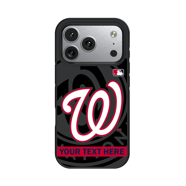 Washington Nationals Personalized Tilt iPhone Bump Phone Case for Apple iPhone