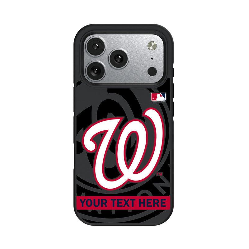 Washington Nationals Personalized Tilt iPhone Bump Phone Case for Apple iPhone