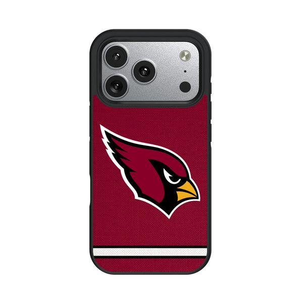 Arizona Cardinals Stripe iPhone Bump Phone Case for Apple iPhone