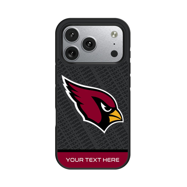 Arizona Cardinals Personalized EndZone Plus iPhone Bump Phone Case for Apple iPhone