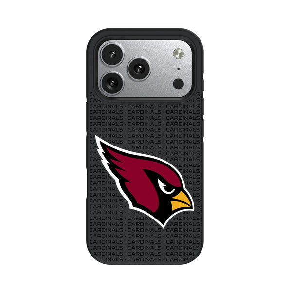 Arizona Cardinals Text Backdrop iPhone Bump Phone Case for Apple iPhone