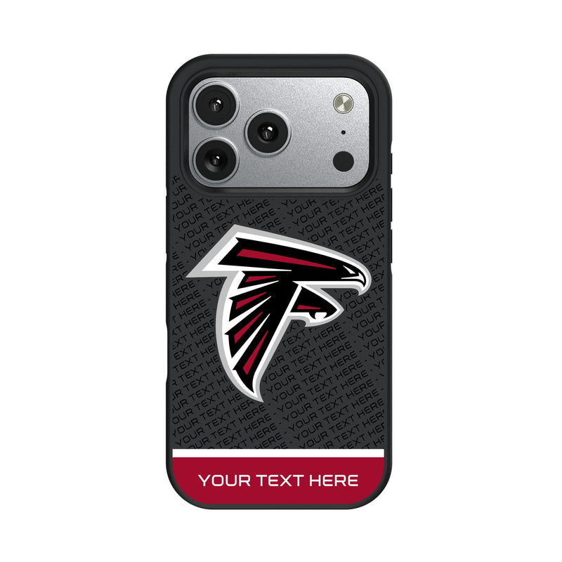 Atlanta Falcons Personalized EndZone Plus iPhone Bump Phone Case for Apple iPhone