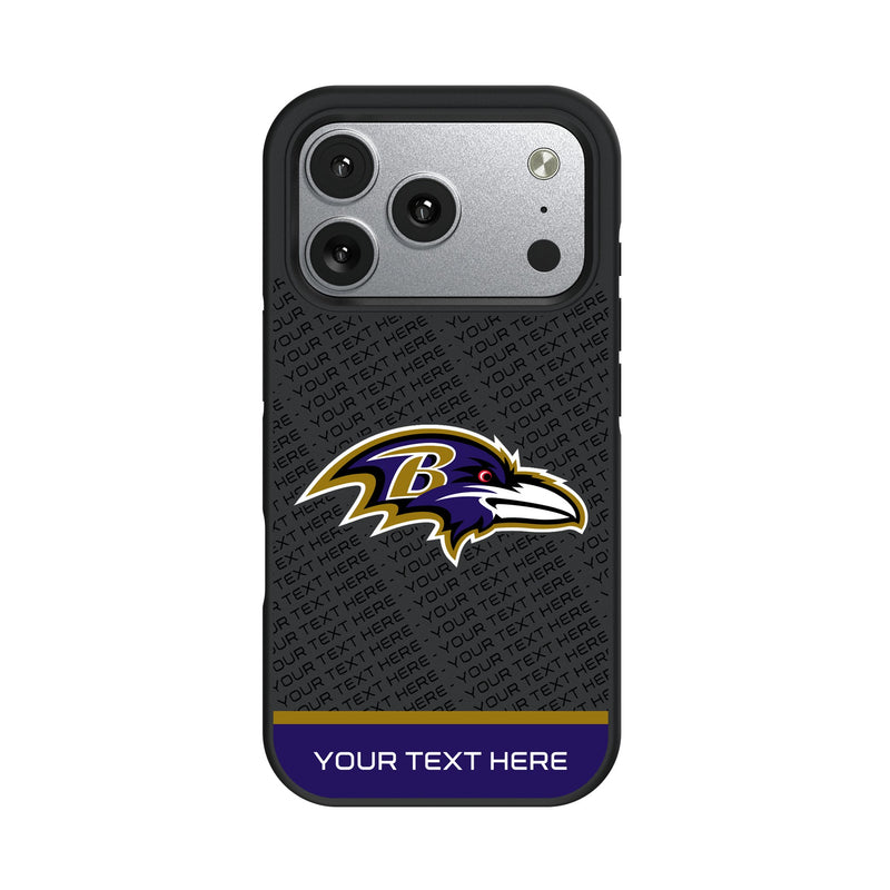 Baltimore Ravens Personalized EndZone Plus iPhone Bump Phone Case for Apple iPhone