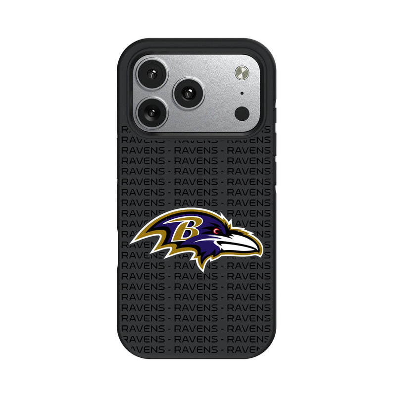 Baltimore Ravens Text Backdrop iPhone Bump Phone Case for Apple iPhone