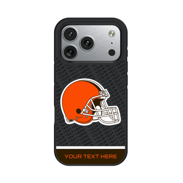 Cleveland Browns Personalized EndZone Plus iPhone Bump Phone Case for Apple iPhone