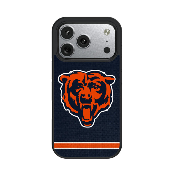 Chicago Bears Stripe iPhone Bump Phone Case for Apple iPhone