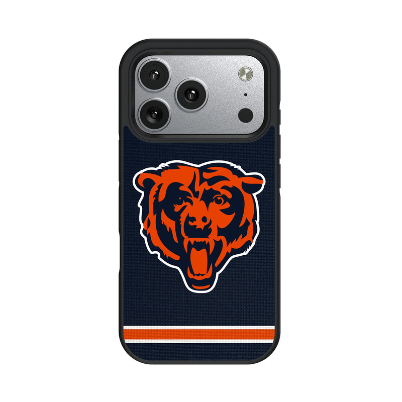 Chicago Bears Stripe iPhone Bump Phone Case for Apple iPhone