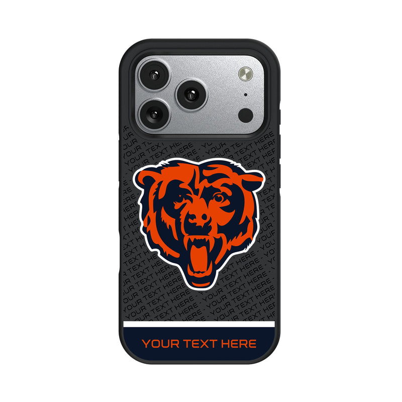 Chicago Bears Personalized EndZone Plus iPhone Bump Phone Case for Apple iPhone
