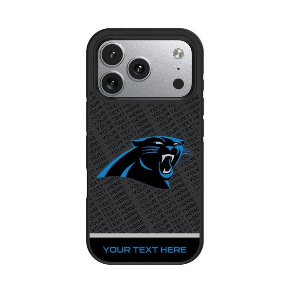 Carolina Panthers Personalized EndZone Plus iPhone Bump Phone Case for Apple iPhone