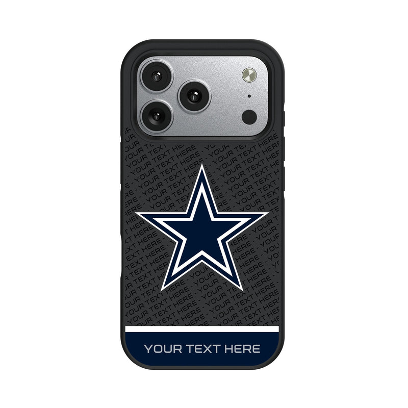 Dallas Cowboys Personalized EndZone Plus iPhone Bump Phone Case for Apple iPhone