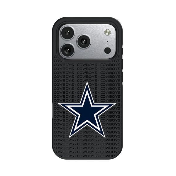 Dallas Cowboys Text Backdrop iPhone Bump Phone Case for Apple iPhone