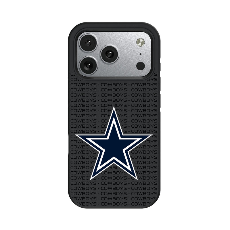 Dallas Cowboys Text Backdrop iPhone Bump Phone Case for Apple iPhone
