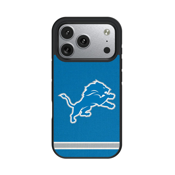 Detroit Lions Stripe iPhone Bump Phone Case for Apple iPhone