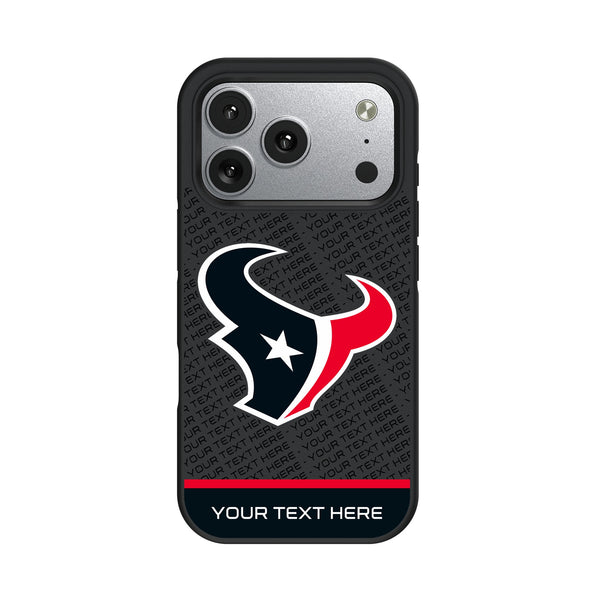 Houston Texans Personalized EndZone Plus iPhone Bump Phone Case for Apple iPhone