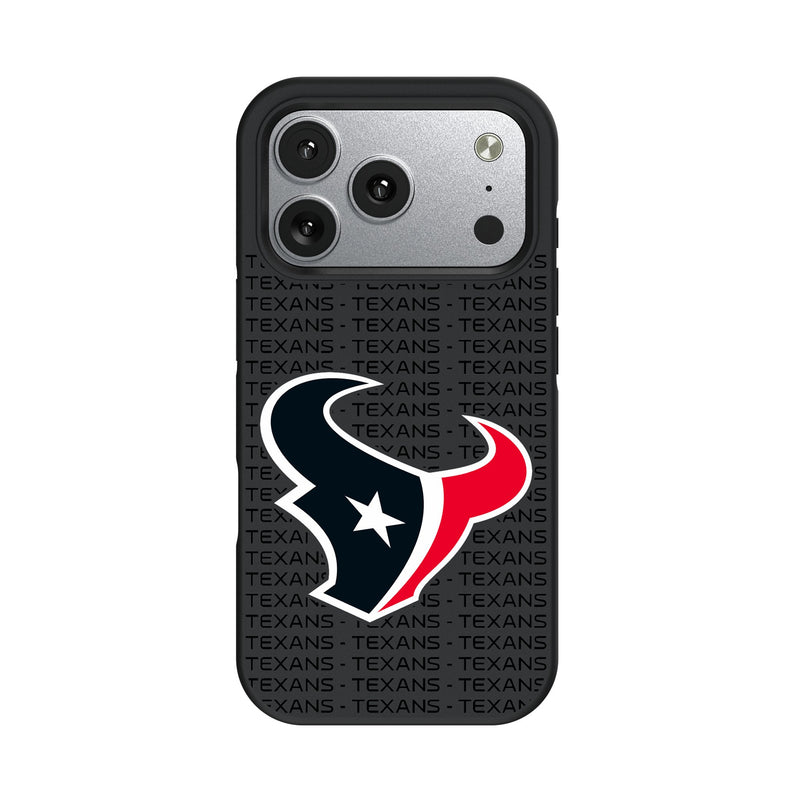 Houston Texans Text Backdrop iPhone Bump Phone Case for Apple iPhone