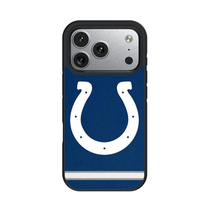 Indianapolis Colts Stripe iPhone Bump Phone Case for Apple iPhone