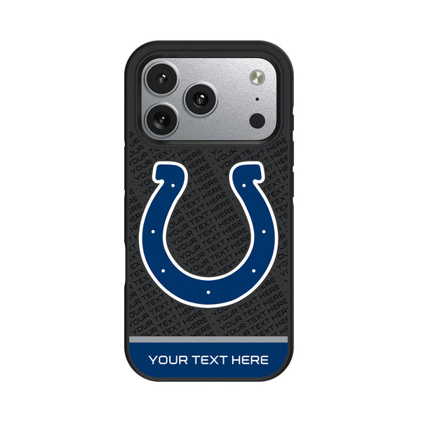 Indianapolis Colts Personalized EndZone Plus iPhone Bump Phone Case for Apple iPhone