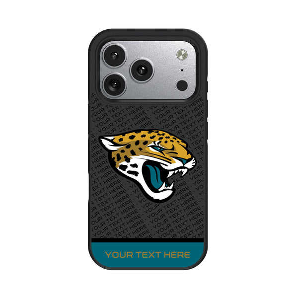 Jacksonville Jaguars Personalized EndZone Plus iPhone Bump Phone Case for Apple iPhone