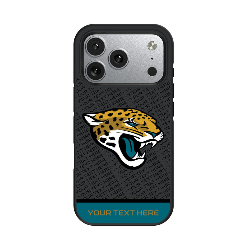 Jacksonville Jaguars Personalized EndZone Plus iPhone Bump Phone Case for Apple iPhone