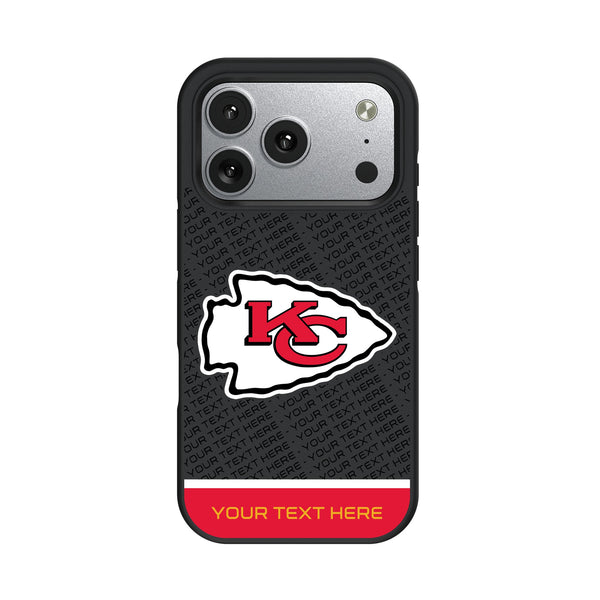 Kansas City Chiefs Personalized EndZone Plus iPhone Bump Phone Case for Apple iPhone