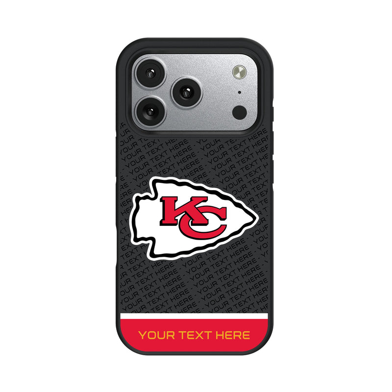 Kansas City Chiefs Personalized EndZone Plus iPhone Bump Phone Case for Apple iPhone