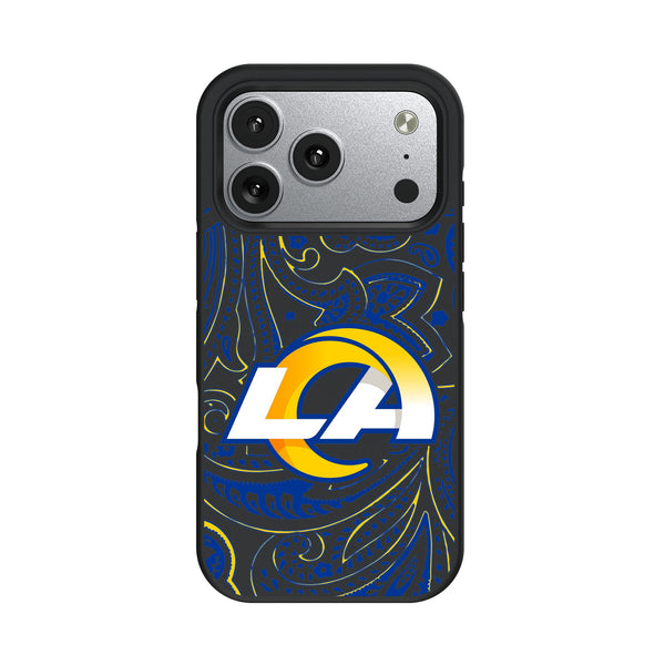Los Angeles Rams Paisley iPhone Bump Phone Case for Apple iPhone