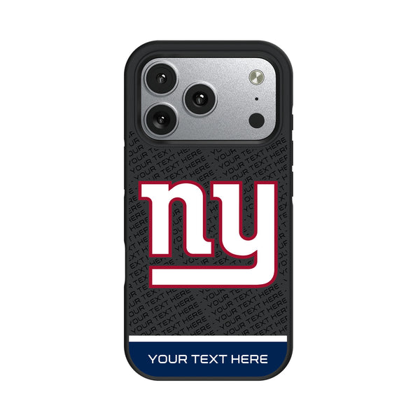 New York Giants Personalized EndZone Plus iPhone Bump Phone Case for Apple iPhone