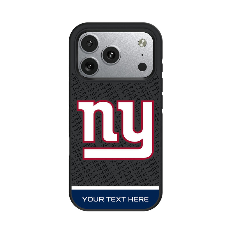 New York Giants Personalized EndZone Plus iPhone Bump Phone Case for Apple iPhone