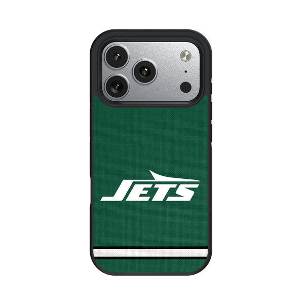 New York Jets Stripe iPhone Bump Phone Case for Apple iPhone