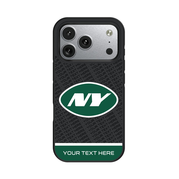 New York Jets Personalized EndZone Plus iPhone Bump Phone Case for Apple iPhone