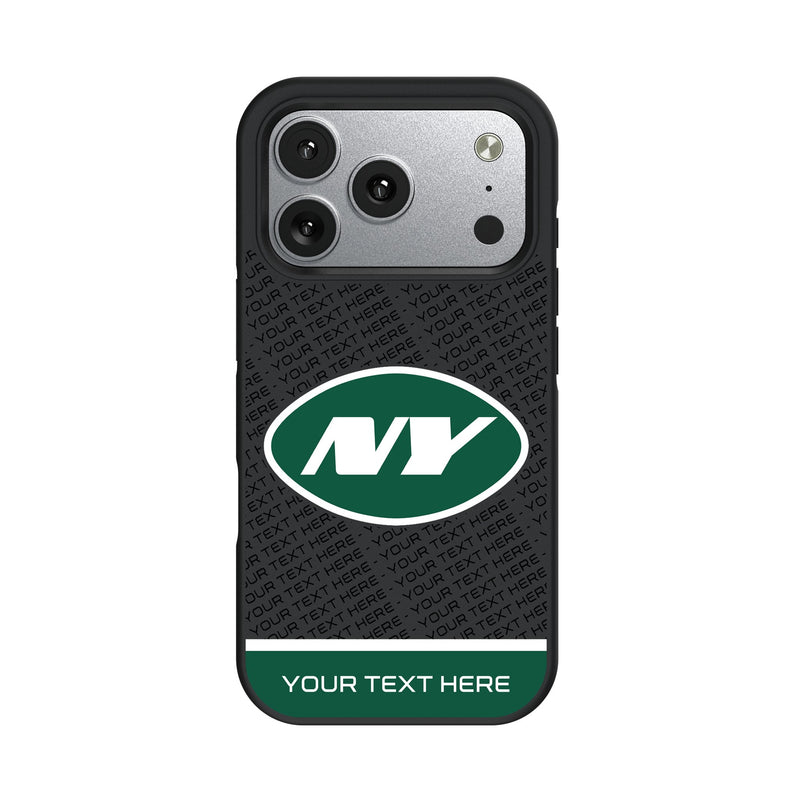 New York Jets Personalized EndZone Plus iPhone Bump Phone Case for Apple iPhone