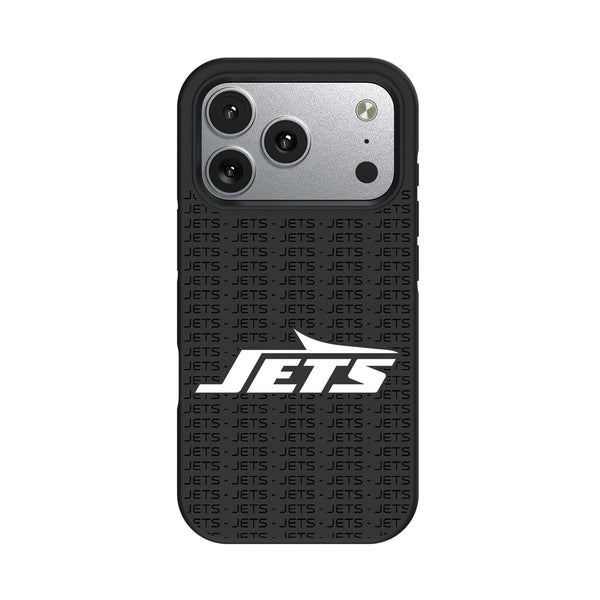 New York Jets Text Backdrop iPhone Bump Phone Case for Apple iPhone