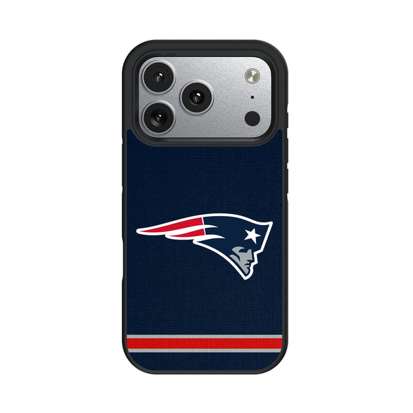 New England Patriots Stripe iPhone Bump Phone Case for Apple iPhone