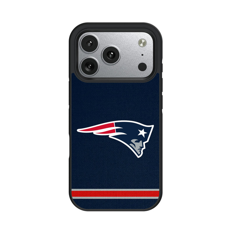 New England Patriots Stripe iPhone Bump Phone Case for Apple iPhone