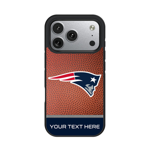 New England Patriots Personalized Football iPhone Bump Phone Case for Apple iPhone