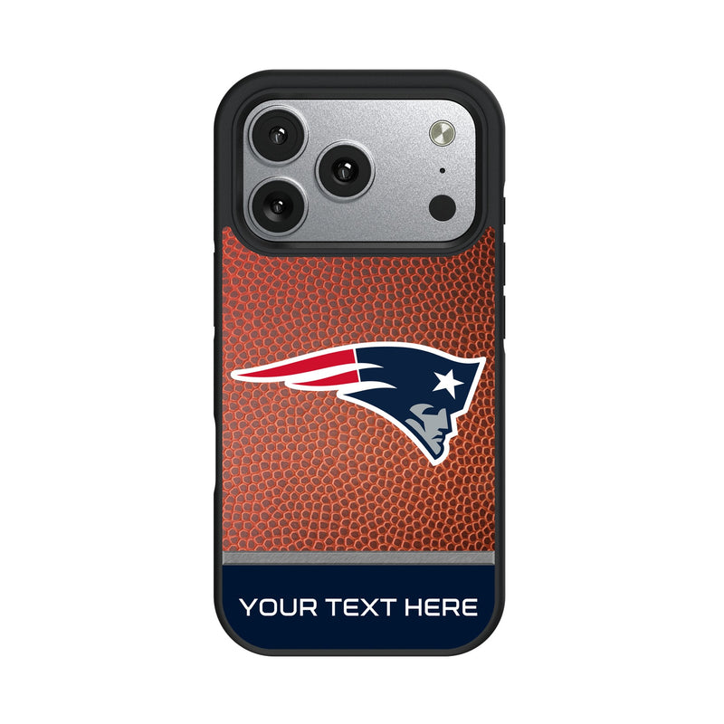 New England Patriots Personalized Football iPhone Bump Phone Case for Apple iPhone