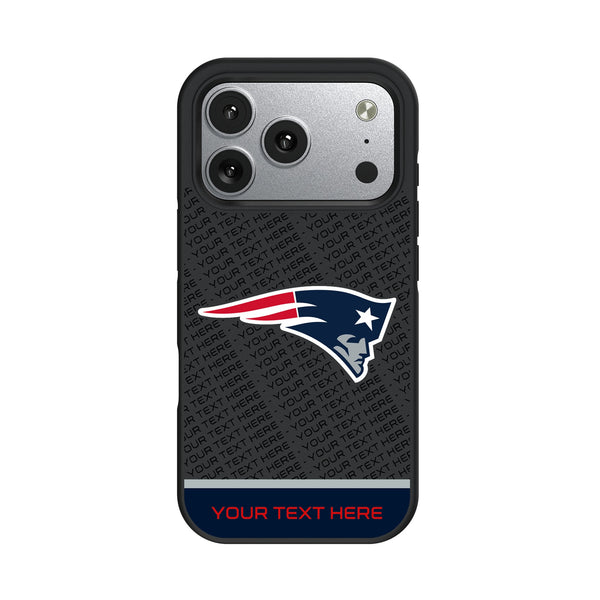 New England Patriots Personalized EndZone Plus iPhone Bump Phone Case for Apple iPhone