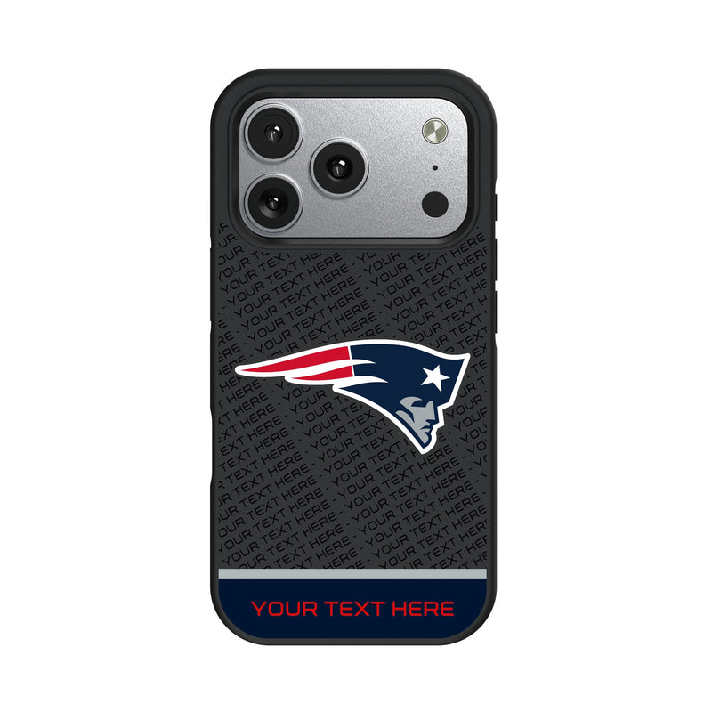 New England Patriots Personalized EndZone Plus iPhone Bump Phone Case for Apple iPhone