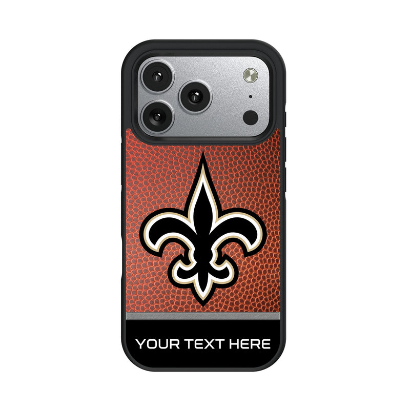 New Orleans Saints Personalized Football iPhone Bump Phone Case for Apple iPhone