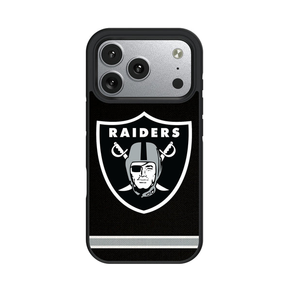 Las Vegas Raiders Stripe iPhone Bump Phone Case for Apple iPhone