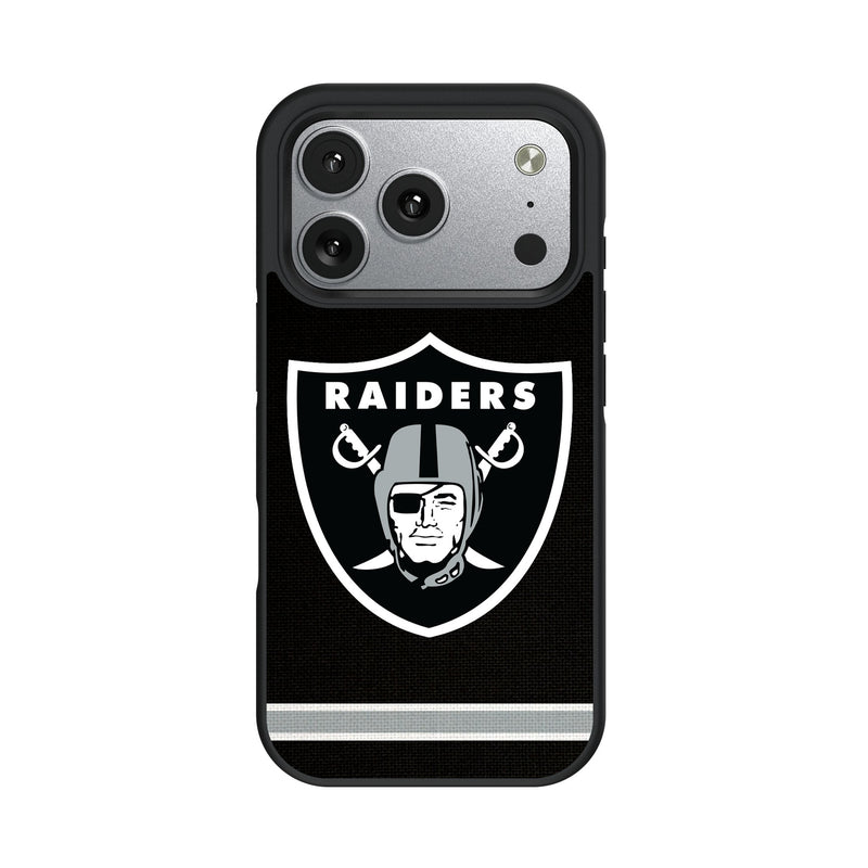 Las Vegas Raiders Stripe iPhone Bump Phone Case for Apple iPhone
