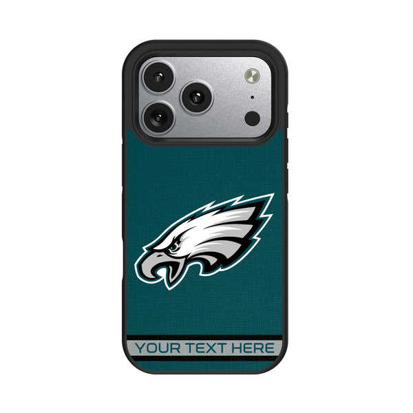 Philadelphia Eagles Personalized Stripe iPhone Bump Phone Case for Apple iPhone
