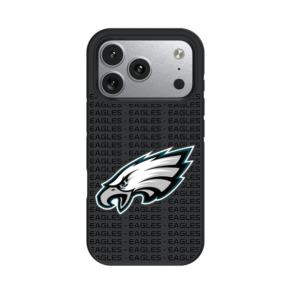 Philadelphia Eagles Text Backdrop iPhone Bump Phone Case for Apple iPhone