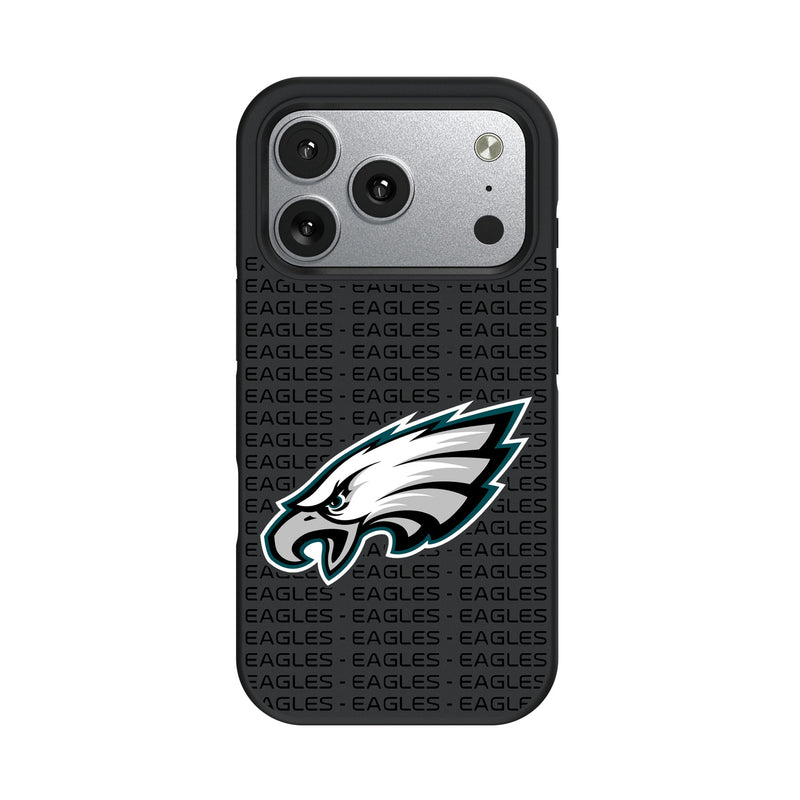 Philadelphia Eagles Text Backdrop iPhone Bump Phone Case for Apple iPhone